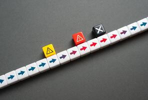 Two warnings and a ban. Deadline. Final ban after three mistakes. Failure and punishment. The rights of three errors. Attempts. photo