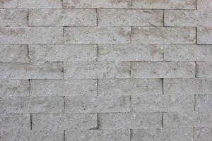 Modern designer brown brick wall, background, texture, architecture photo