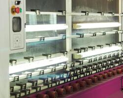 Production of PVC windows and double-glazed windows, a line for washing and drying glass for the production of insulating glass units, machine photo