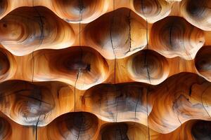 Abstract Wooden Texture Design for Architecture and Interior Projects photo