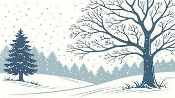 Winter background with snowflakes. Christmas and New Year concept. Geneative ai. vector