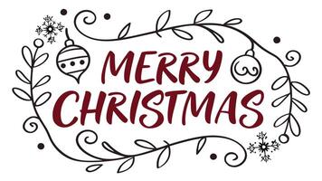 Fabulous Merry Christmas red empty background. Illustration vector