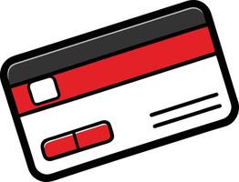 Cartoon Credit Card Icon A Fun and Playful Design vector