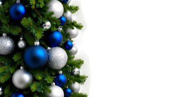 Glowing Christmas Tree with Radiant Lighting Balls for a Merry Holiday Display png