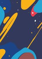 Free and cutomizable aesthetic background template space style vector