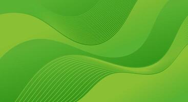 Abstract green with wavy line texture background vector