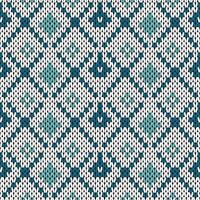 Xmas snowfall wool knitted background. vector