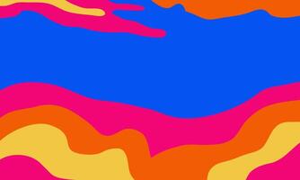 Colourful bright summer abstract background vector