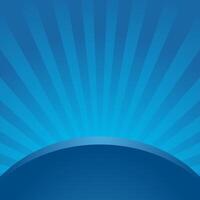 Abstract Blue Sunburst Pattern Background vector