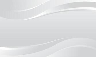 Grey dynamic wavy shapes abstract background vector