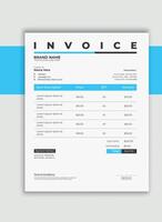 Creative clean business invoice template design. bill payment agreement or cash memo template. Corporate business invoice template layout design vector