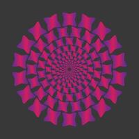 Mandala pattern swirl vector