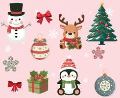 Christmas tree and other stuff vector