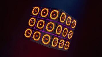 VJ Loop creation with dynamic patterns for electrifying music experiences video