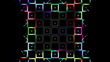 dinâmico geométrico padrões com vibrante cores perfeito para vj rotações video