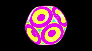 Kaleidoscopic visuals for endless VJ loops in electrifying dance atmospheres video