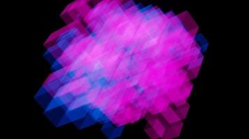Vibrant geometric patterns pulse and transform in captivating light displays video