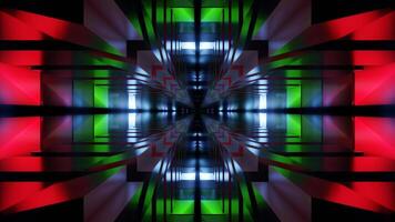 Vivid abstract light display with dynamic shapes for immersive music experiences video