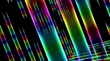 Colorful light beams dance in a vibrant visual display for music enthusiasts video