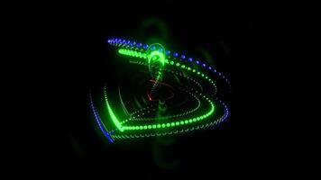 Vibrant swirling patterns for engaging VJ loop experiences at concerts video