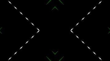Dynamic geometric patterns create mesmerizing visual effects for music video