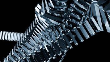 Create a dynamic VJ loop with stunning metal patterns for music events video