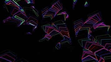 Create mesmerizing VJ loops for endless dance parties with vibrant patterns video