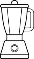 Blender coloring pages vector