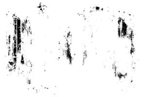 Black background with white noise and dust pattern. Rough distressed paper overlay featuring vintage scratches, grainy dirt, and shabby grunge design. vector