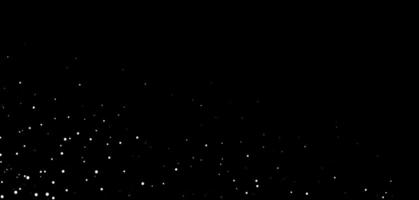 winter background Bottom Corner Border featuring snowflake pattern. White snow Falling over night sky with transparent effect. vector