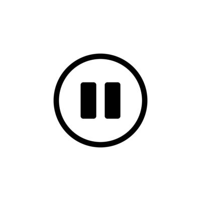 Pause button icon.