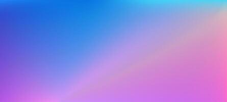 Rainbow ombre background with pastel gradient and hologram effect. Iridescent pink and purple abstract texture in soft pattern. vector