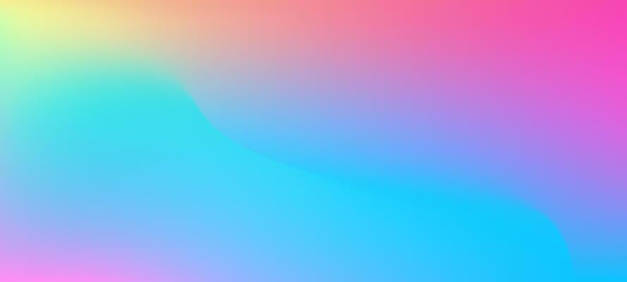 Rainbow ombre background with soft chrome pattern. Abstract holograph gradient featuring blurry iridescent pink and pastel texture.