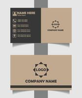 Minimal Business Card Design Template. Visiting design. Contact Information Template. Company Branding. Business Card. vector