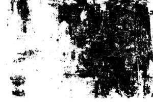 Rough scratch background with distress effect, brush paint in style and black stamp on white paper. vector