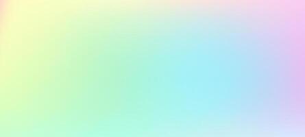 Vibrant ombre rainbow background with blurry Y2K gradient and soft holograph effect. Iridescent and chrome textures in neon colors. vector