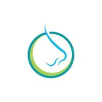 nose logo icon vector