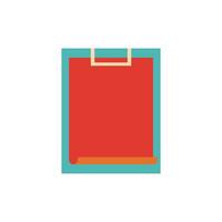 Illustration paper board retro unique design vector