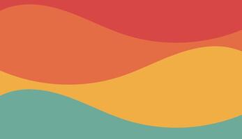 Background retro wave bend unique design vector