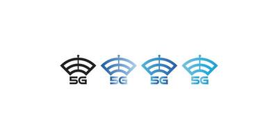 Set of Wi-Fi icon. Wireless icon . WiFi Signal icons set stock illustration vector