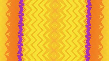 Colorful geometric patterns pulsating to electronic beats for a vibrant VJ loop video