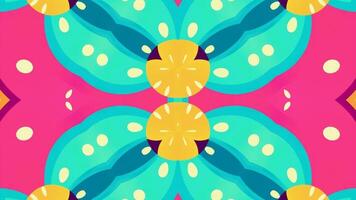 Vibrant geometric patterns for mesmerizing visual music effects video
