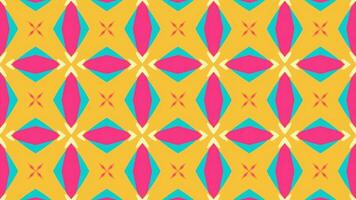 Vibrant geometric patterns flowing in a kaleidoscopic dance from the center video