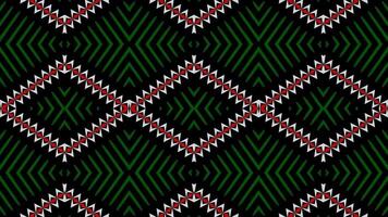 Dynamic VJ loop featuring striking red and black geometric patterns at night video