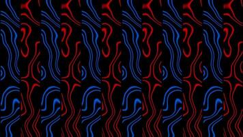 Dynamic blue and red patterns for mesmerizing DJ loop performances video