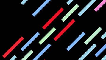 Vibrant patterns create an endless experience for music lovers at the disco video