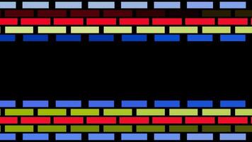 Dynamic led panel patterns for mesmerizing VJ loop music experiences video