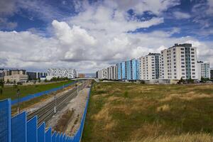 06-26-2017, View of the modern building at Vitoria-Gasteiz, Araba, Basque Country, Euskadi, Spain photo