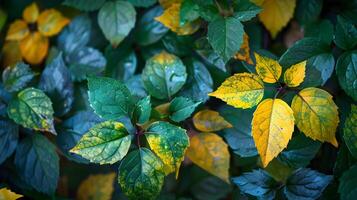 Transitioning Foliage Capturing Seasonal Change in Nature photo