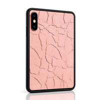 Elegant Pink Phone Case with Cracked Texture Design Showcasing Modern Style and Unique Look for Mobile Devices, Ideal for Fashion-Conscious Users and Trendsetters photo